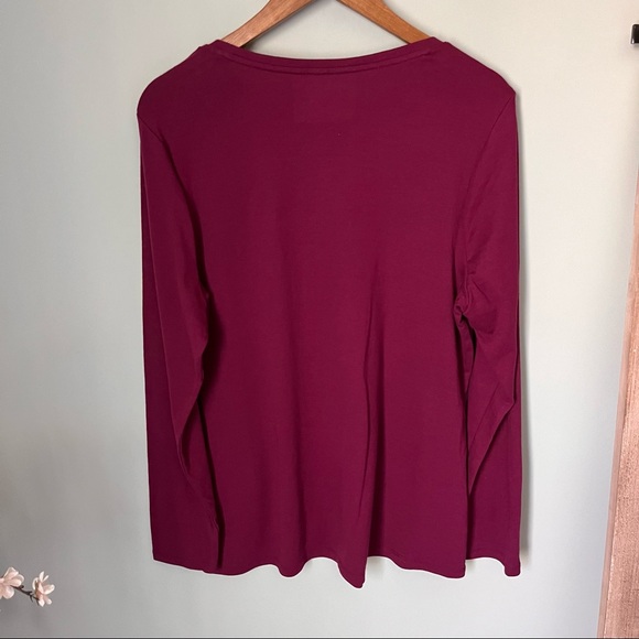 Lane Bryant Long Sleeve Crew Neck Tee NWT Size 14/16 - Picture 3 of 3